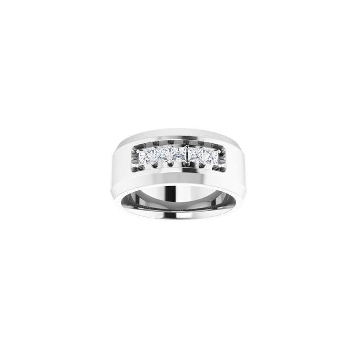 14K White Gold 1/2 CTW Lab-Grown Diamond Band