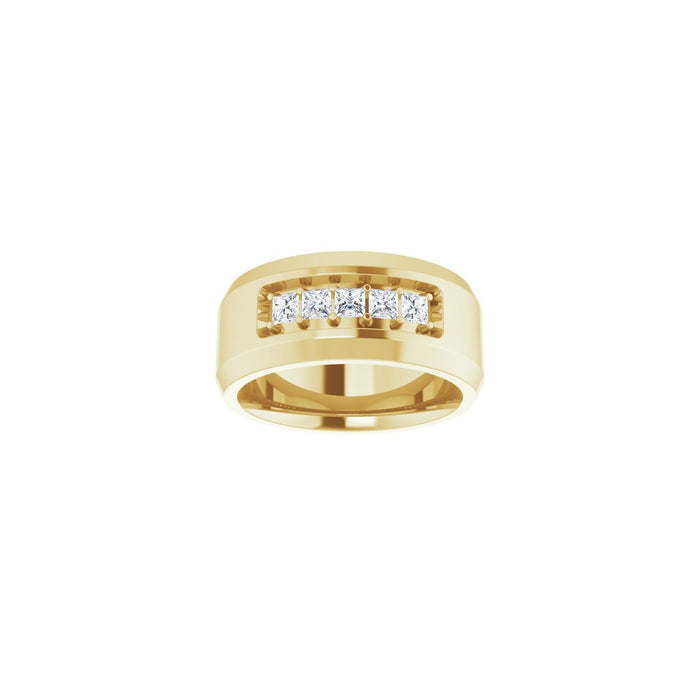 14K Yellow Gold 1/2 CTW Lab-Grown Diamond Band