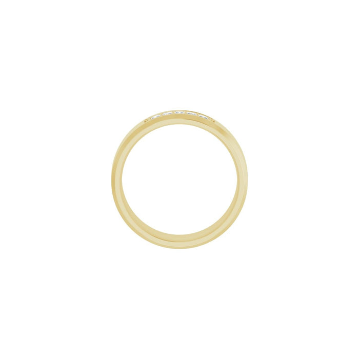 14K Yellow Gold 1/5 CTW Lab-Grown Diamond Band