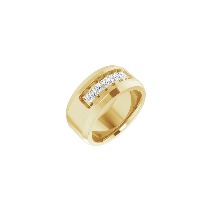14K Yellow Gold 3/4 CTW Lab-Grown Diamond Band