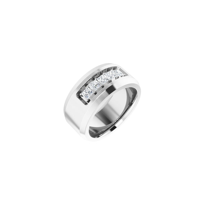 14K White Gold 3/4 CTW Lab-Grown Diamond Band