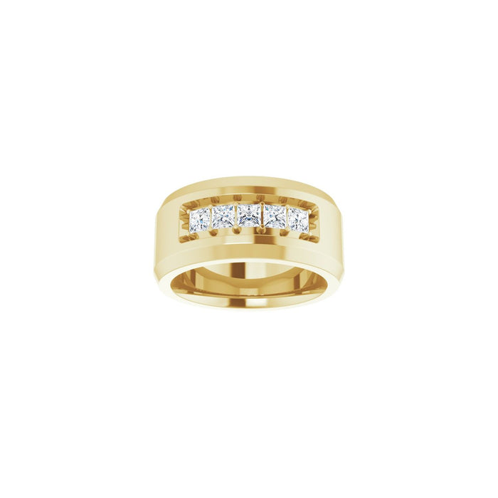 14K Yellow Gold 3/4 CTW Lab-Grown Diamond Band