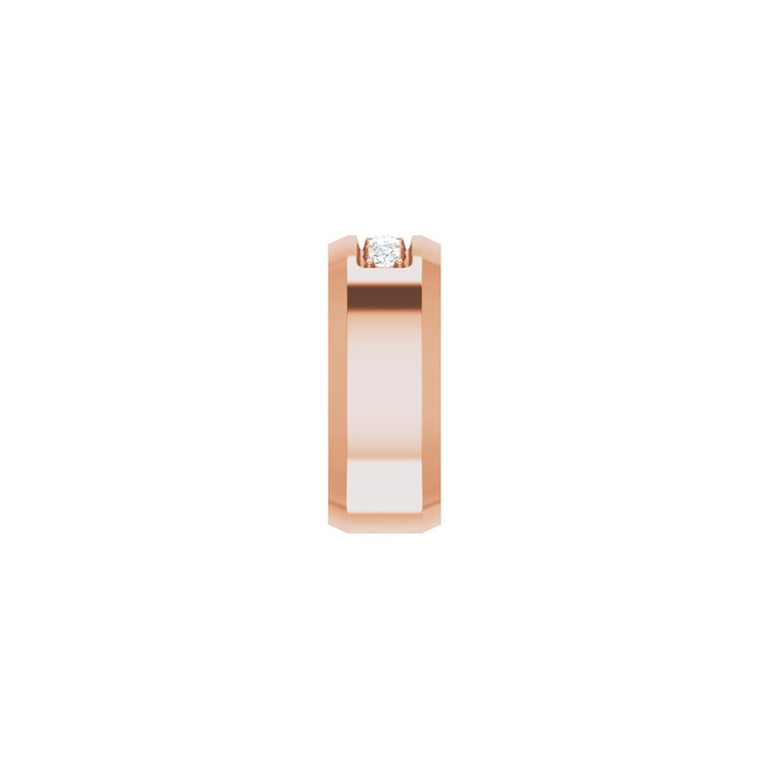 14K Rose Gold 1/2 CTW Lab-Grown Diamond Band