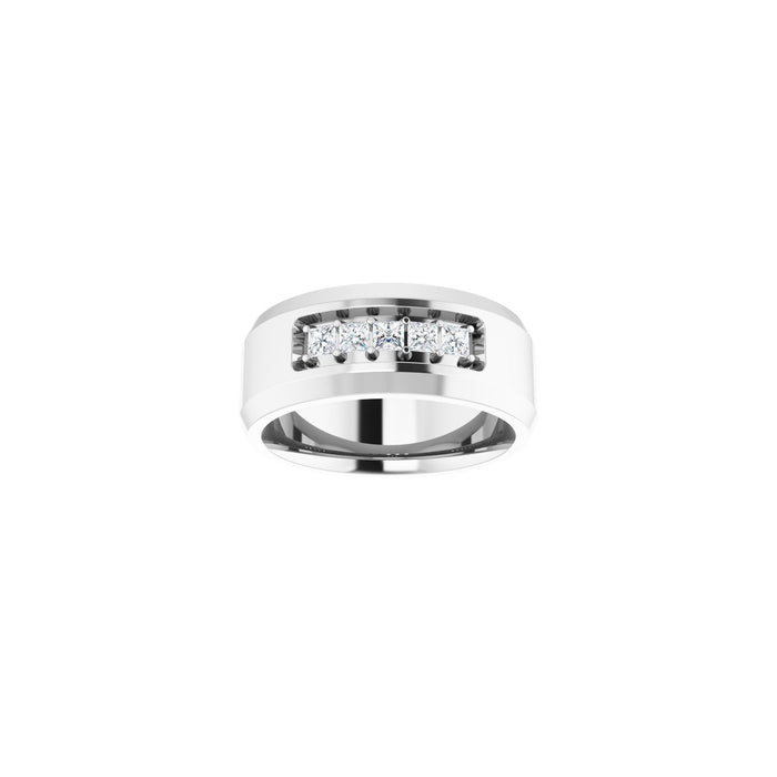 14K White Gold 1/2 CTW Lab-Grown Diamond Band
