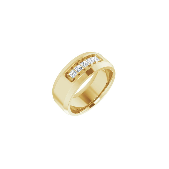 14K Yellow Gold 1/2 CTW Lab-Grown Diamond Band