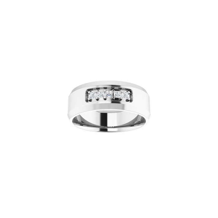 14K White Gold 1/5 CTW Lab-Grown Diamond Band