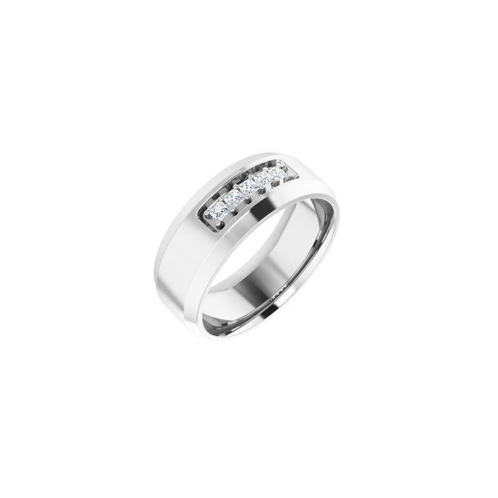 14K White Gold 1/5 CTW Lab-Grown Diamond Band