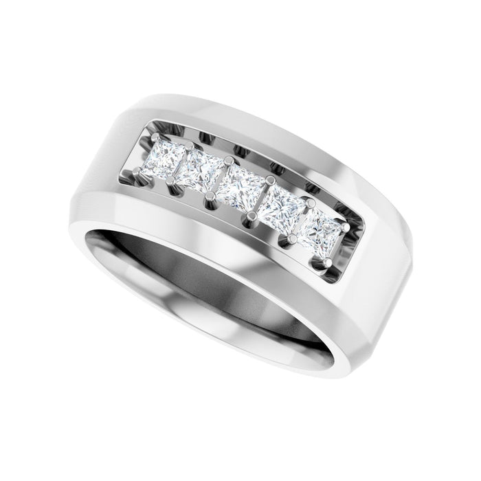 14K White Gold 1/2 CTW Lab-Grown Diamond Band