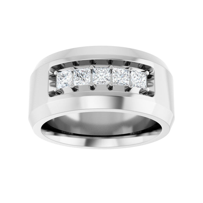 14K White Gold 1/2 CTW Lab-Grown Diamond Band