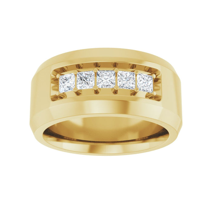 14K Yellow Gold 1/2 CTW Lab-Grown Diamond Band