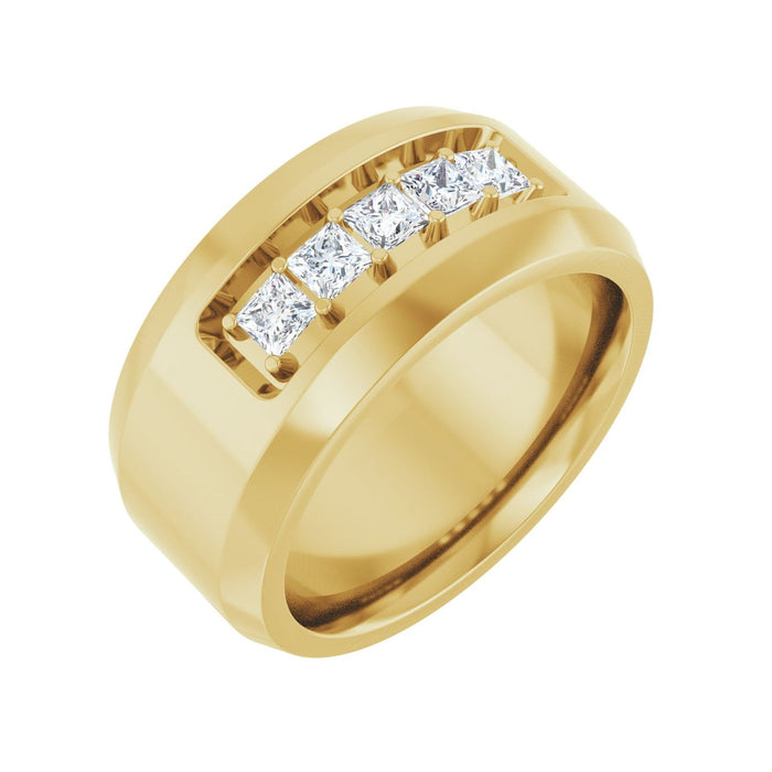 14K Yellow Gold 1/2 CTW Lab-Grown Diamond Band