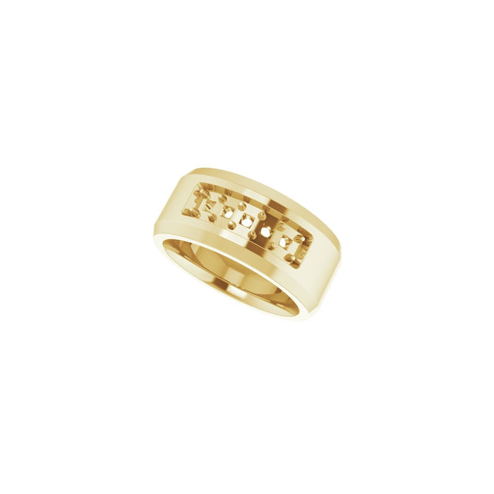 14K Yellow Gold 3/4 CTW Lab-Grown Diamond Band