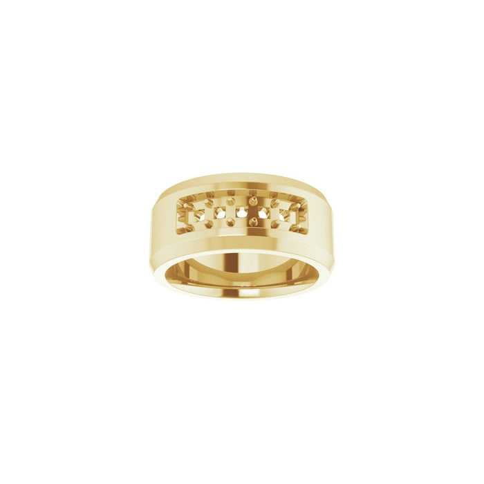 14K Yellow Gold 3/4 CTW Lab-Grown Diamond Band