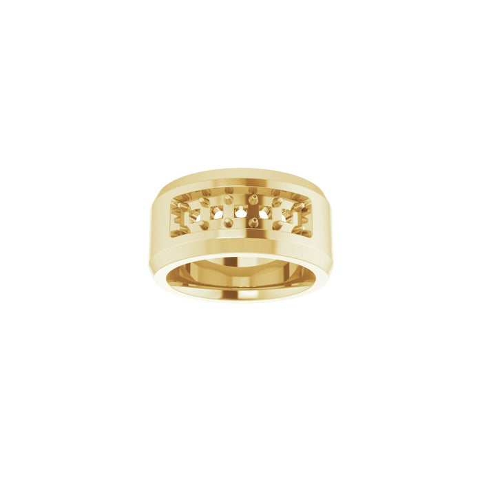 14K Yellow Gold 3/4 CTW Lab-Grown Diamond Band