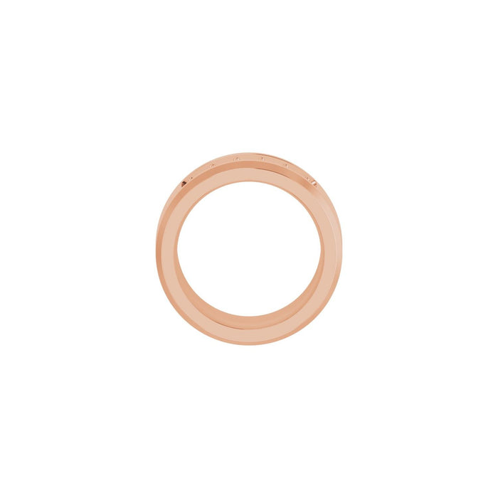 14K Rose Gold 3/4 CTW Lab-Grown Diamond Band