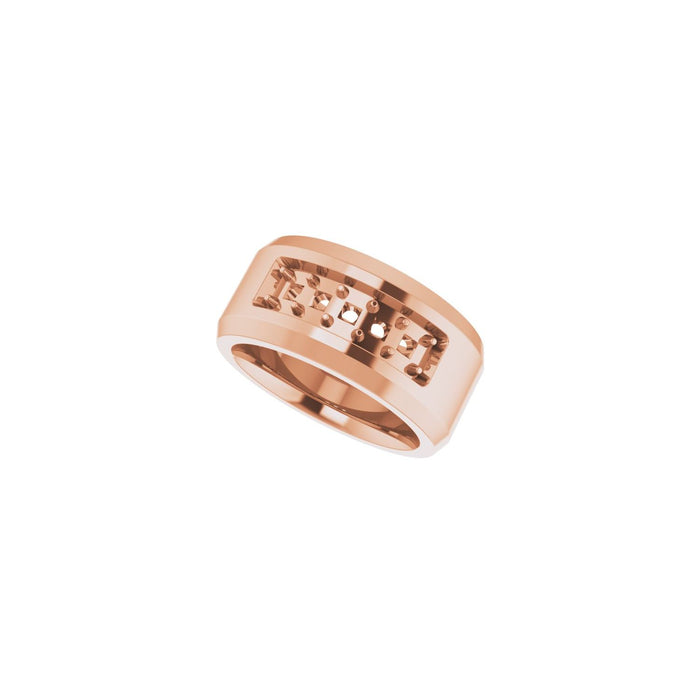 14K Rose Gold 3/4 CTW Lab-Grown Diamond Band