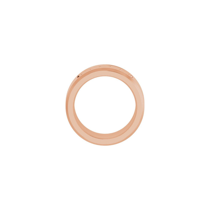 14K Rose Gold 3/4 CTW Lab-Grown Diamond Band