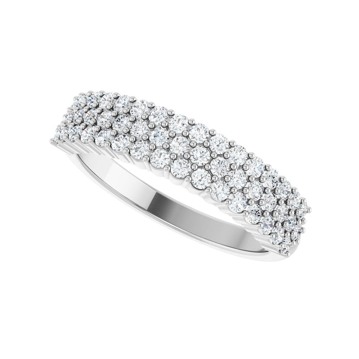 14K White Gold 5/8 CTW Lab-Grown Diamond Anniversary Band