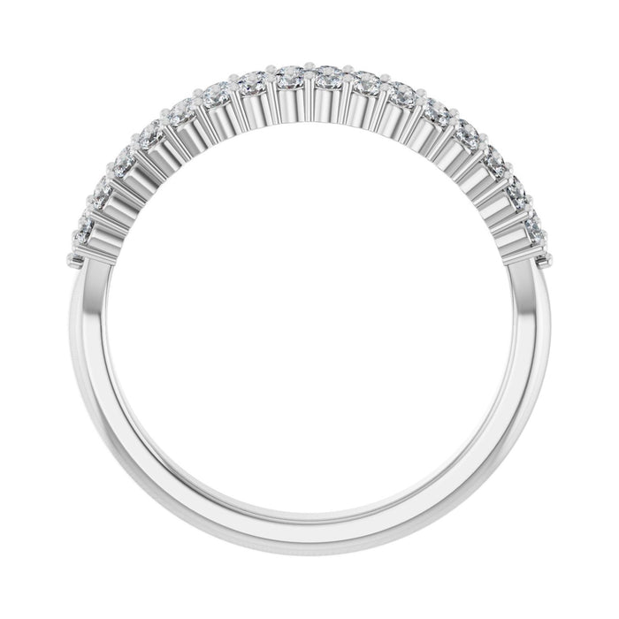 14K White Gold 5/8 CTW Lab-Grown Diamond Anniversary Band