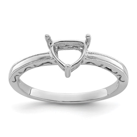10k White Gold Ladies Ring Mounting (10X194B)
