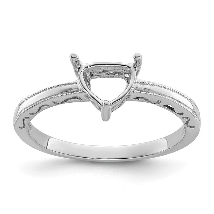 10k White Gold Ladies Ring Mounting (10X194B)