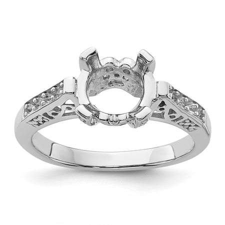 10k White Gold Ladies Ring Mounting (10X199B)