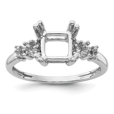 10k White Gold Ladies Ring Mounting (10X211B)