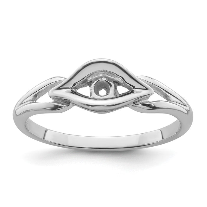 10K White Gold Diamond Ring Mounting (10Y4291)