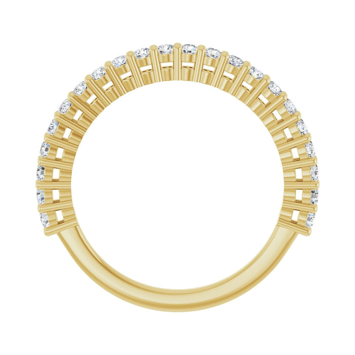 14K Yellow Gold 3/8 CTW Lab-Grown Diamond Anniversary Band