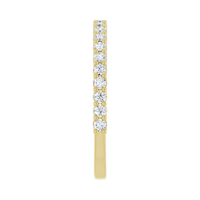 14K Yellow Gold 3/8 CTW Lab-Grown Diamond Anniversary Band