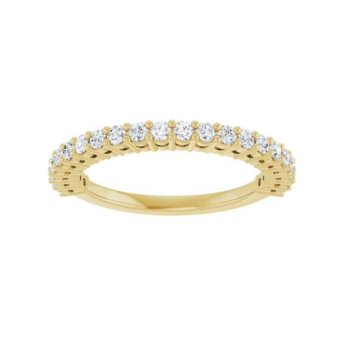 14K Yellow Gold 3/8 CTW Lab-Grown Diamond Anniversary Band