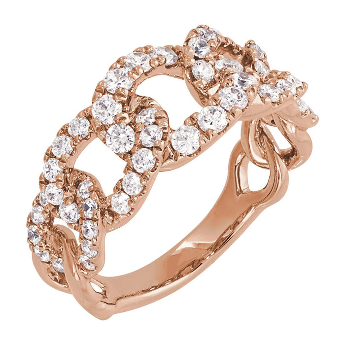 14K Rose Gold 1 CTW Lab-Grown Diamond Ring
