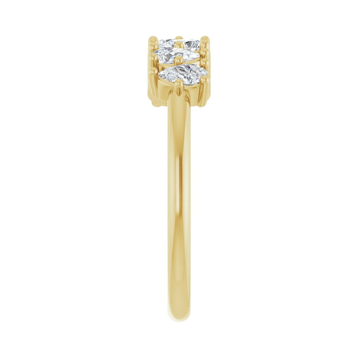 14K Yellow Gold 5/8 CTW Lab-Grown Diamond Anniversary Band