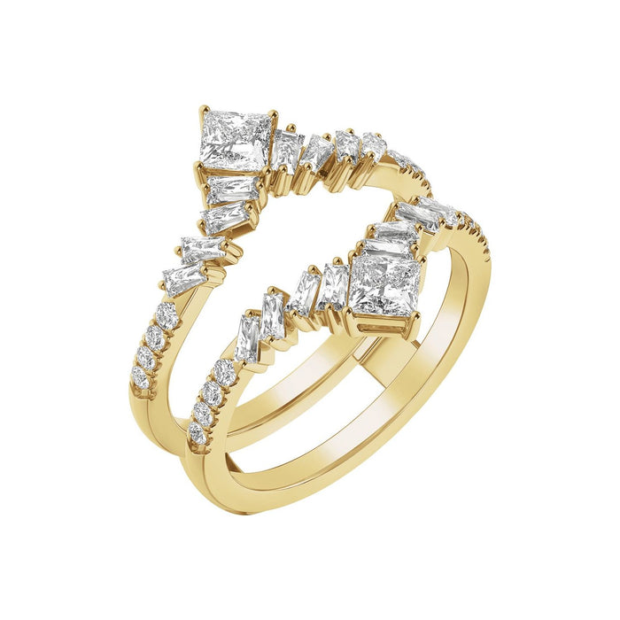 14K Yellow Gold 1 1/4 CTW Lab-Grown Diamond Ring Guard