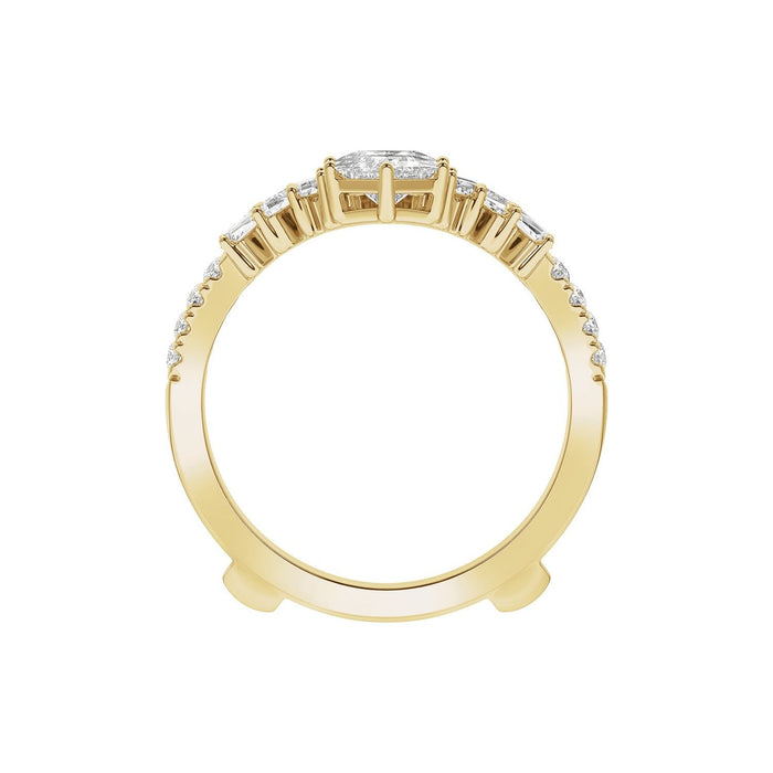 14K Yellow Gold 1 1/4 CTW Lab-Grown Diamond Ring Guard
