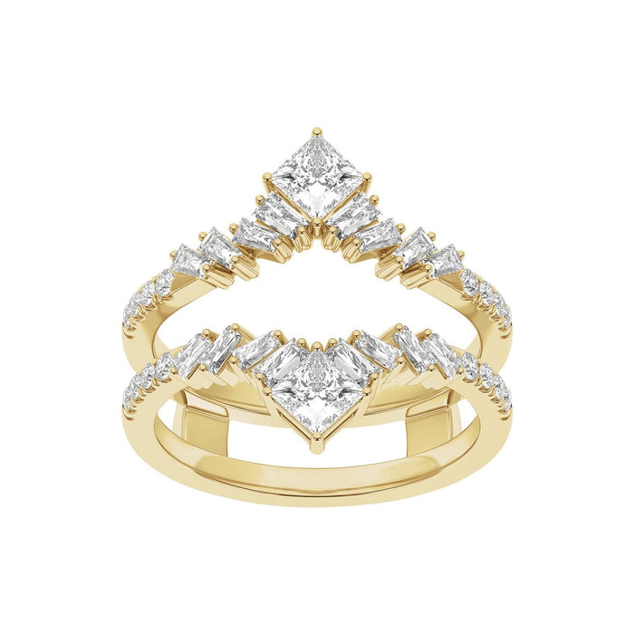 14K Yellow Gold 1 1/4 CTW Lab-Grown Diamond Ring Guard