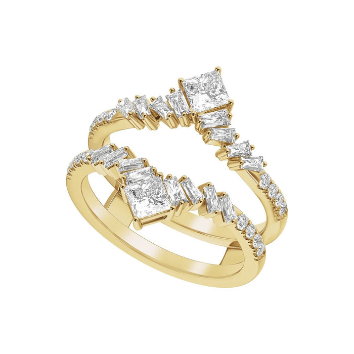 14K Yellow Gold 1 1/4 CTW Lab-Grown Diamond Ring Guard