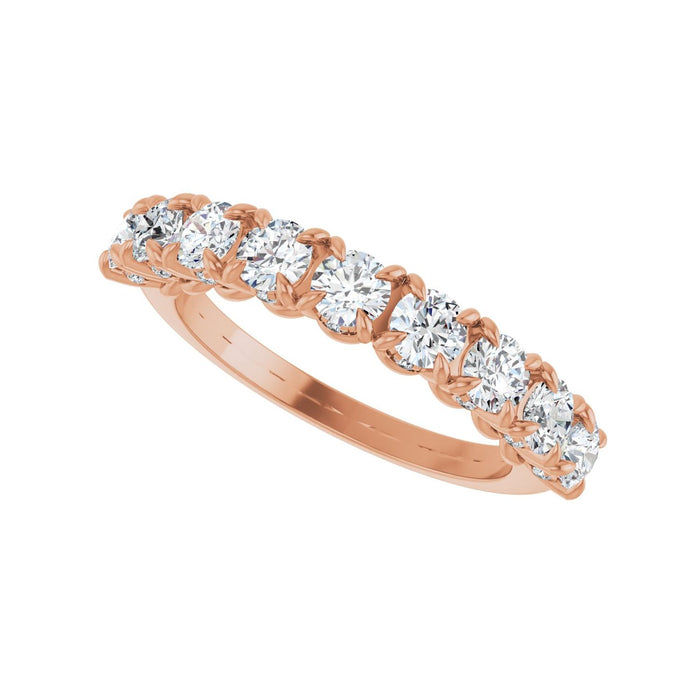 14K Rose Gold 1 1/4 CTW Lab-Grown Diamond Anniversary Band