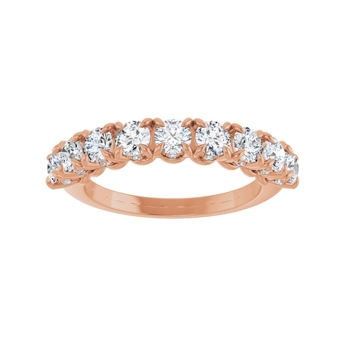 14K Rose Gold 1 1/4 CTW Lab-Grown Diamond Anniversary Band