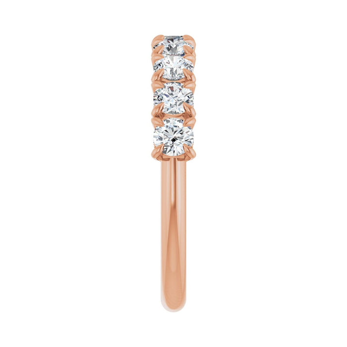 14K Rose Gold 1 1/4 CTW Lab-Grown Diamond Anniversary Band