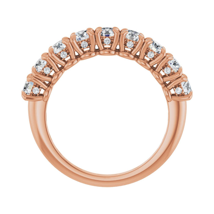 14K Rose Gold 1 1/4 CTW Lab-Grown Diamond Anniversary Band