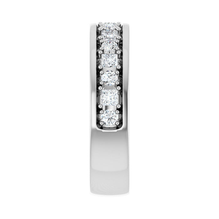 Platinum 7/8 CTW Lab-Grown Diamond Band