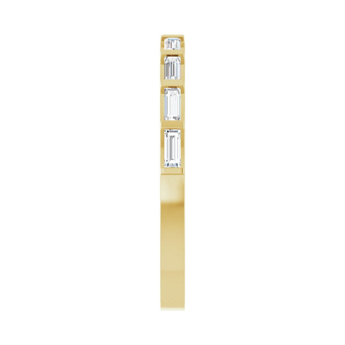 14K Yellow Gold 1/4 CTW Lab-Grown Diamond Anniversary Band