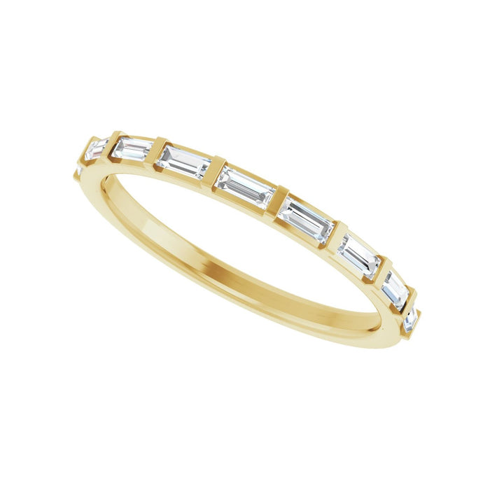 14K Yellow Gold 1/4 CTW Lab-Grown Diamond Anniversary Band