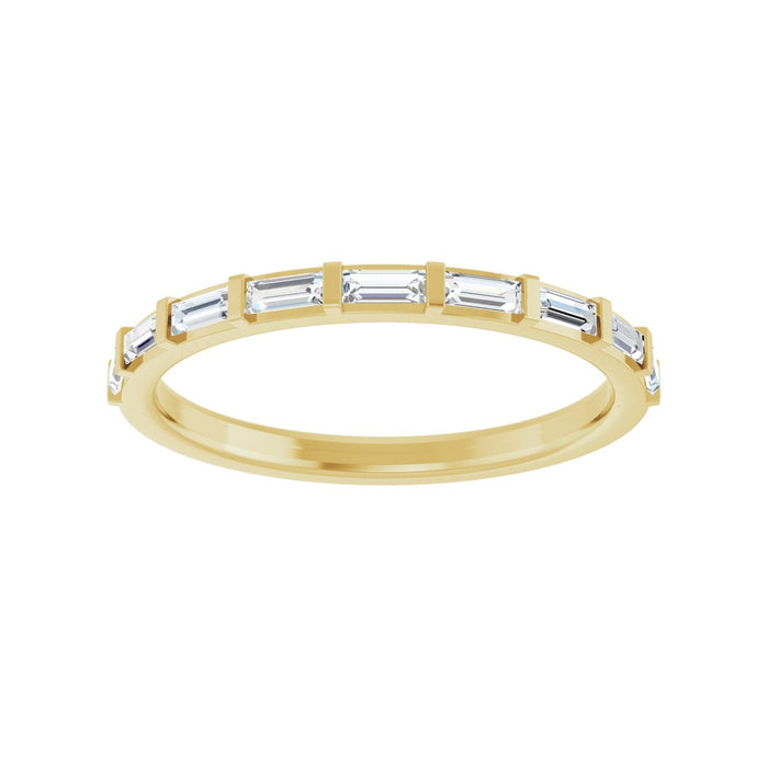 14K Yellow Gold 1/4 CTW Lab-Grown Diamond Anniversary Band