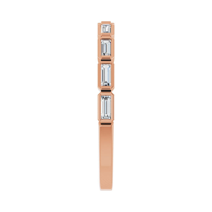 14K Rose Gold 1/4 CTW Lab-Grown Diamond Anniversary Band