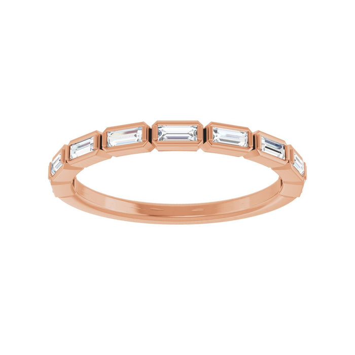 14K Rose Gold 1/4 CTW Lab-Grown Diamond Anniversary Band