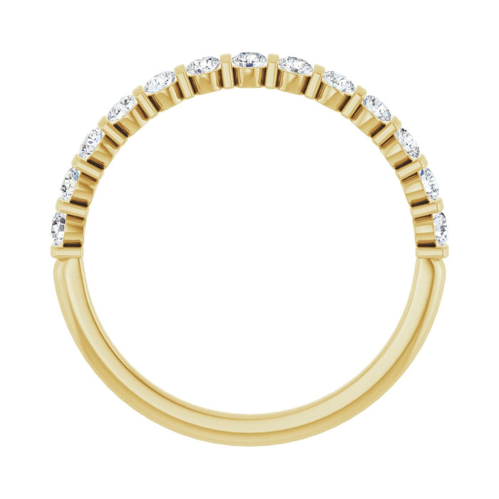 10K Yellow Gold 3/8 CTW Lab-Grown Diamond Anniversary Band