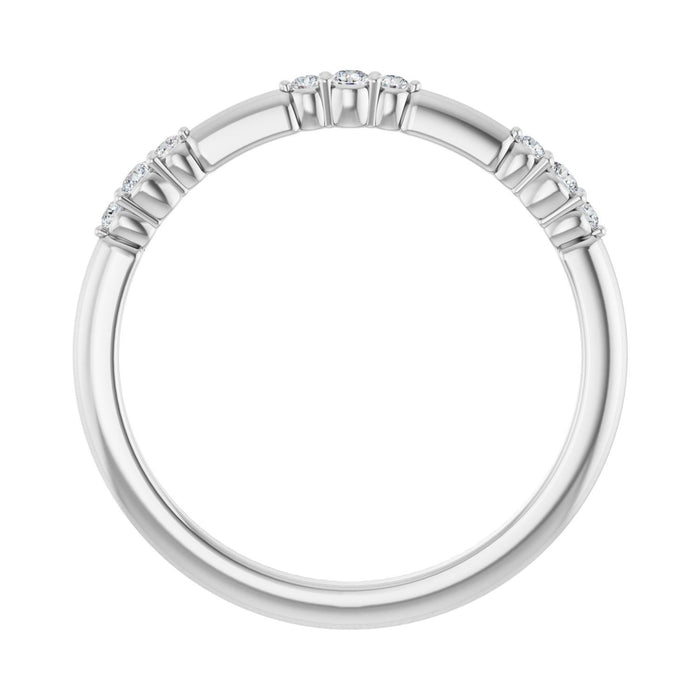 14K Yellow Gold 1/8 CTW Lab-Grown Diamond Stackable Ring