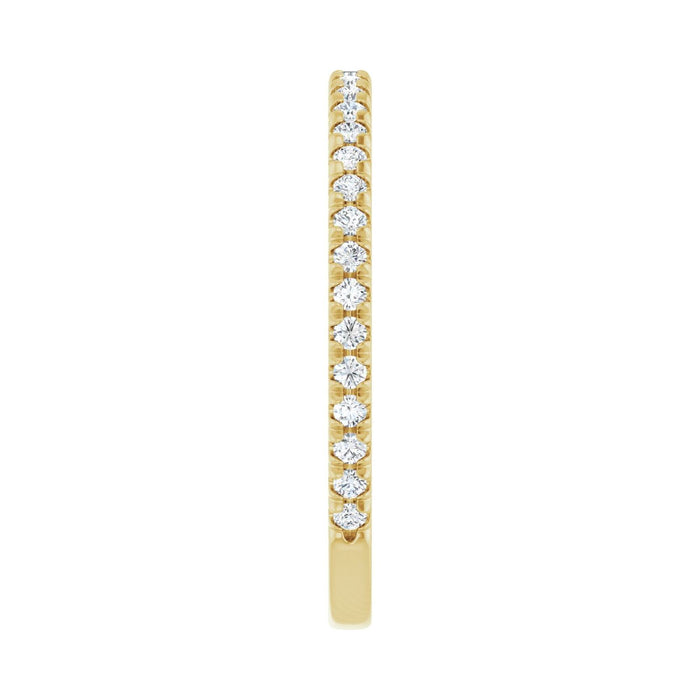 14K Yellow Gold 1/3 CTW Lab-Grown Diamond Anniversary Band